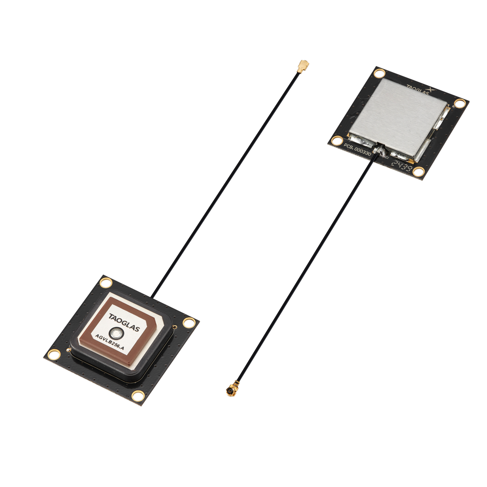 AGVLB256.A.07.0100AO Antenna GNSS stacked active patch module I-PEX MHF I 10cm for Autonomous Vehicles, Precision Agriculture, Surveying & Mapping Equipment, Telematics & Fleet Management