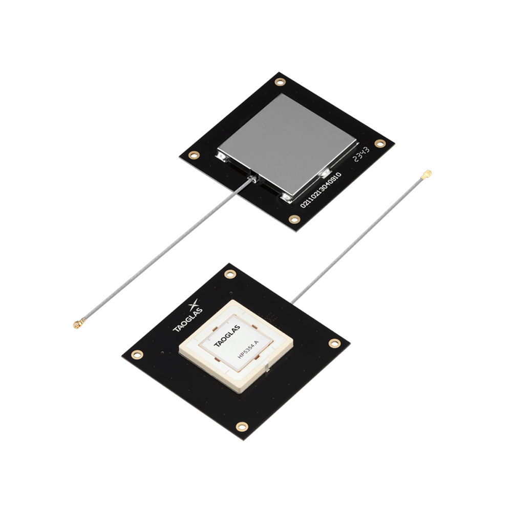 AHP5354A.07.0100C Antenna High Precision Multiband GNSS screw mount patch Inception U.FL 10cm for Wearables, Transportation, Precision Agriculture, Navigation
