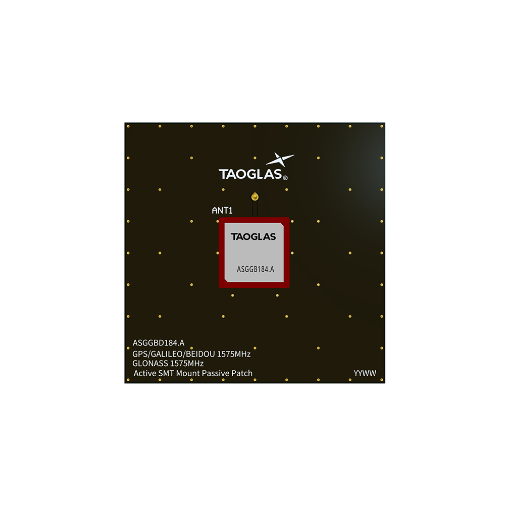 ASGGBD184.A Antenna GNSS surface mount evaluation board