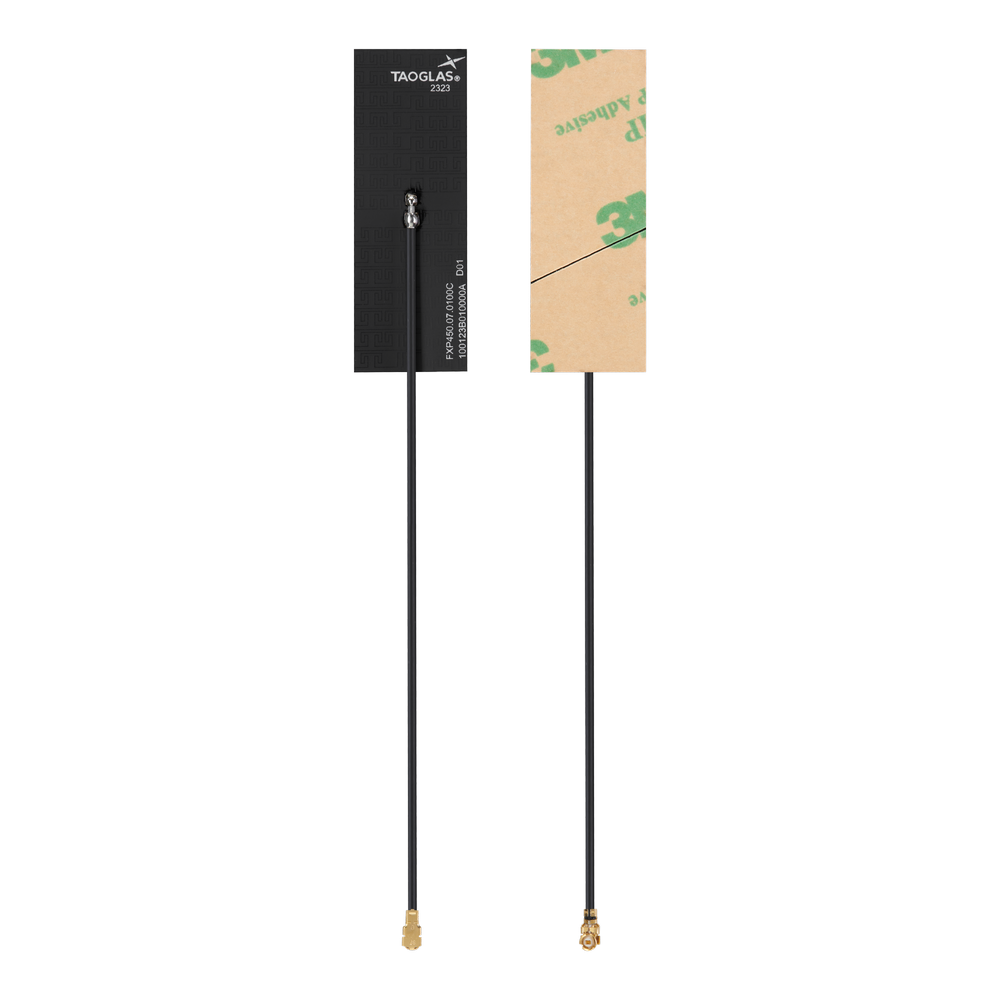 FXP450.07.0100C Antenna Low-Profile ISM/LoRa 410-470MHz flex PCB I-PEX MHF I 10cm for Mesh Networks, Cellular IoT Devices, Agriculture, Weather Monitors