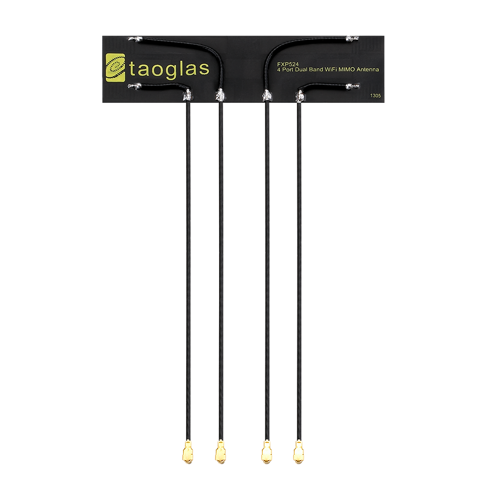 FXP524.D.07.C.001 Antenna 4x MIMO Wi-Fi 6E/7 flex PCB Venti I-PEX MHF I 10cm for Smart Home, Routers and Gateways, Smart Devices, HD Video Streaming