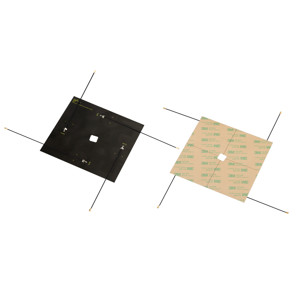 FXUB50.A.07.C.001 Antenna 4x4 MIMO 5G, Wi-Fi 6E/7, ISM, GNSS flex PCB adhesive for Healthcare and medical devices, Industrial IoT applications, Smart home and electronics, Smart city asset and sensor monitoring