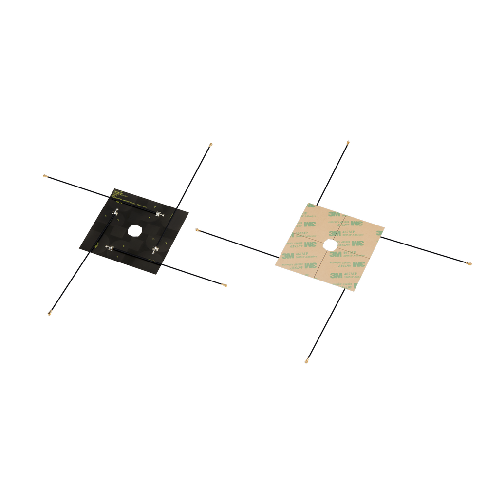 FXUB52.A.07.C.001 Antenna Low-Profile 4x4 MIMO 5G, Wi-Fi 6E/7, ISM, GNSS flex PCB adhesive for Healthcare and medical devices, Industrial IoT applications, Smart home and electronics, Smart city asset and sensor monitoring