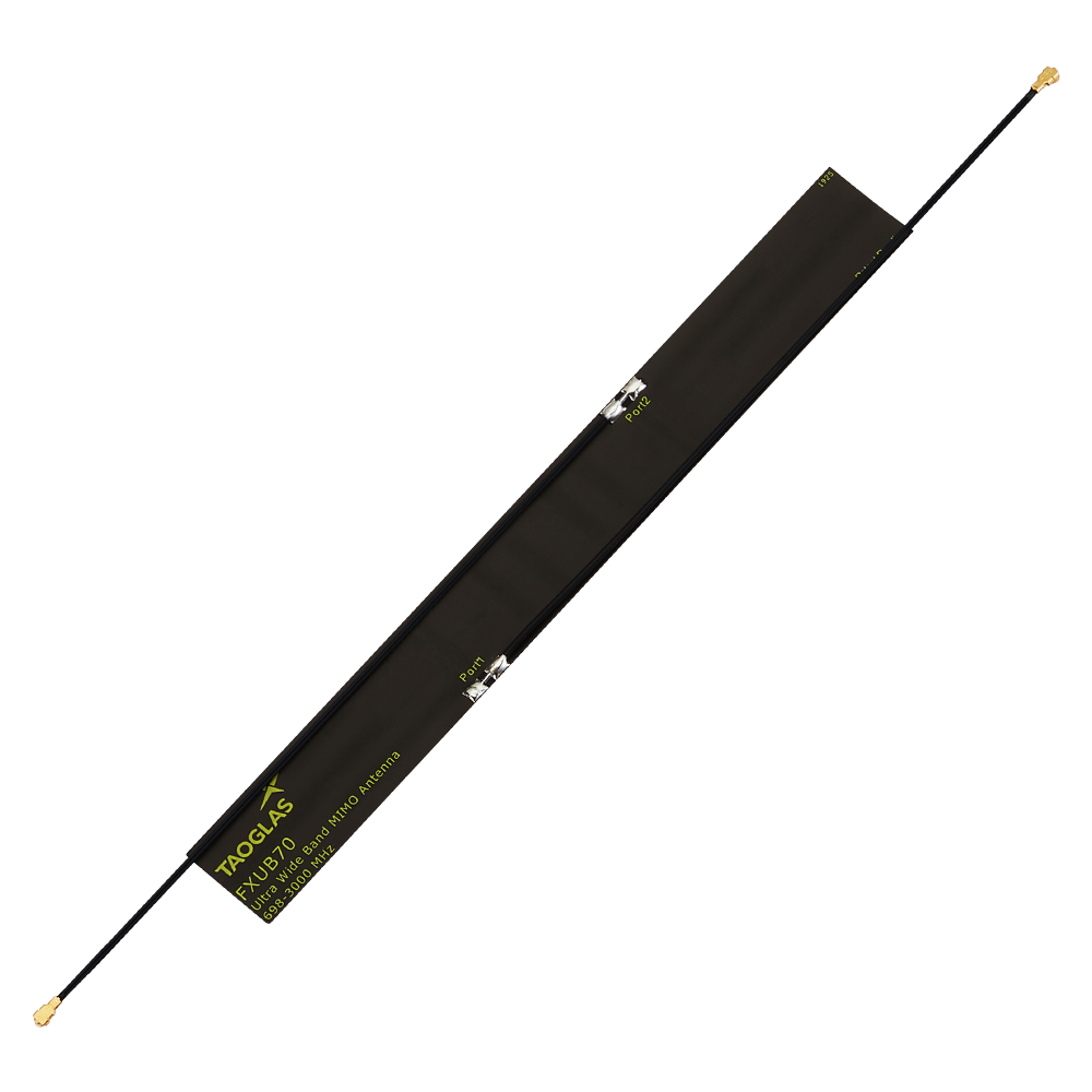 FXUB70.A.07.C.001 Antenna 2x MIMO Ultra-Wideband 4G/LTE, GNSS, Wi-Fi, ISM flex PCB adhesive