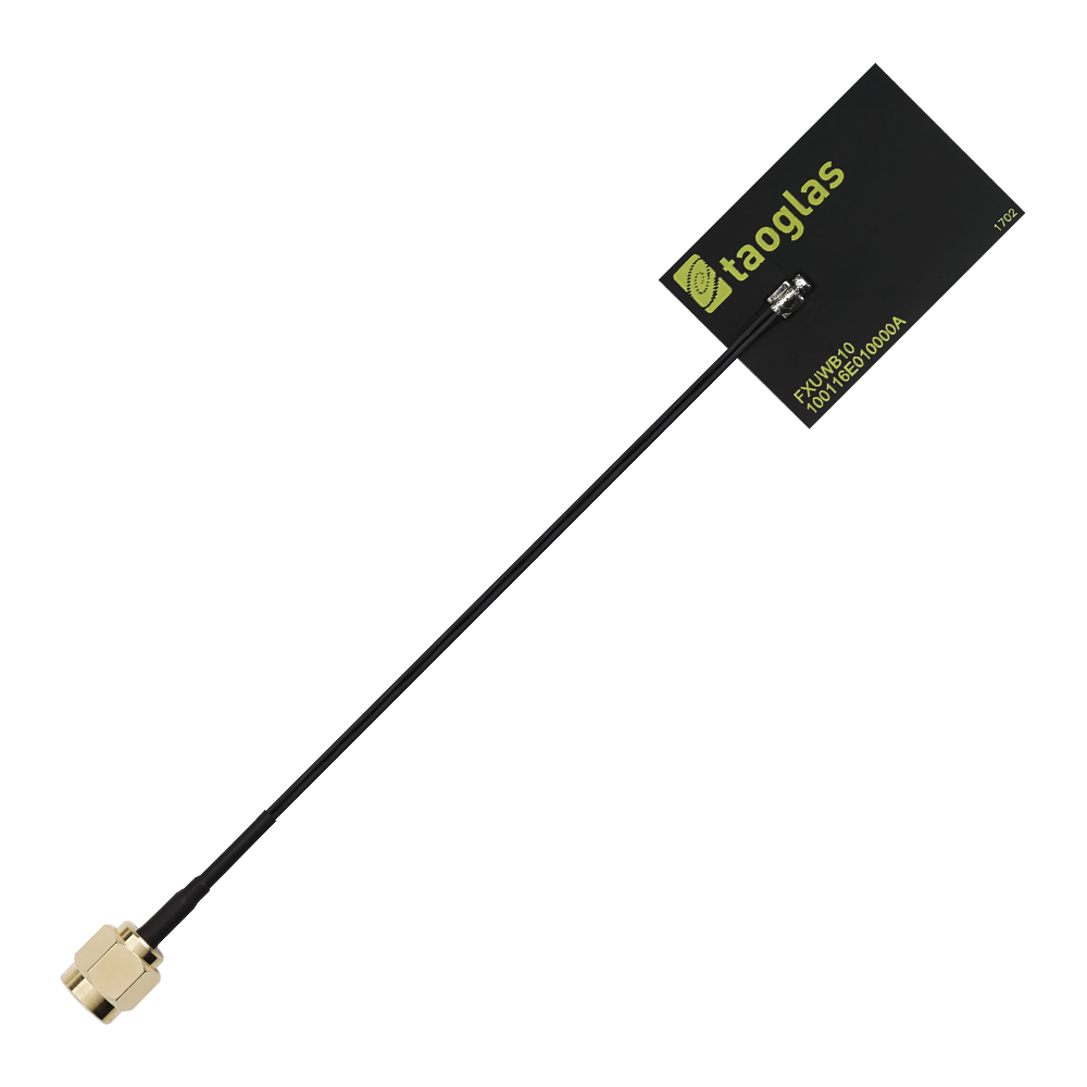 FXUWB10.01.0100C Antenna UWB flex adhesive AccuraUWB SMA-M 10cm