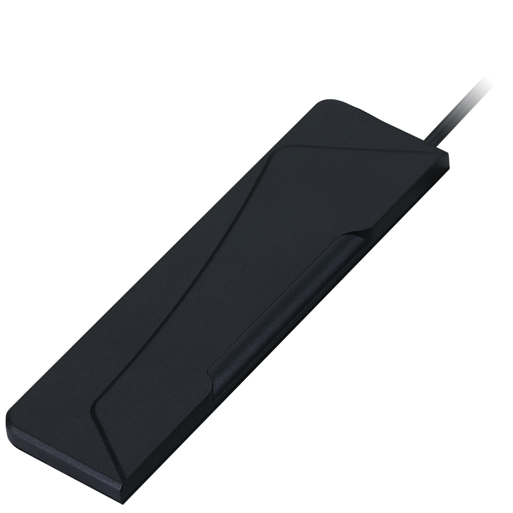 GSA.8827R.A.101111 Antenna External Low-Profile Ultra-Wideband 4G/LTE, GNSS adhesive Phoenix I-Bar SMA-M 100cm RG-174 for Automotive, Aftermarket, Telematics