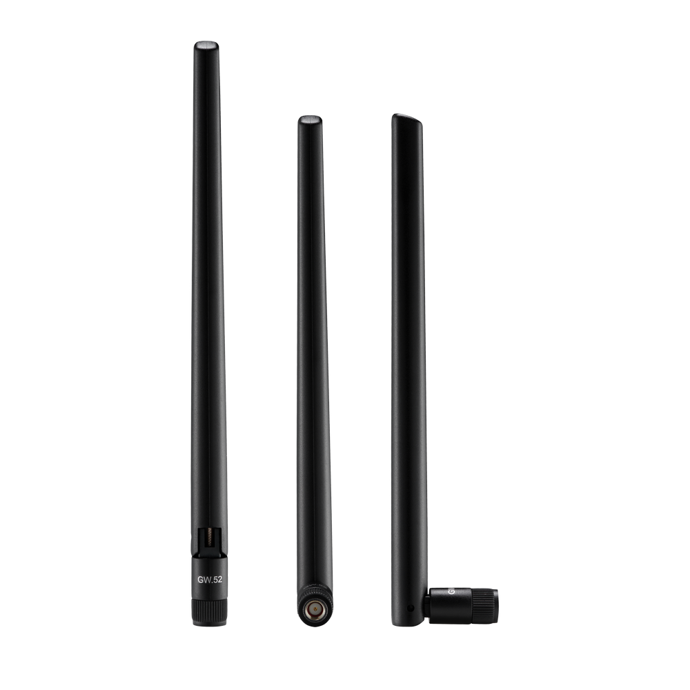 GW.52.A153 Antenna Outdoor Wi-Fi 6E/7, ISM terminal Long Dipole RPSMA-M IP67