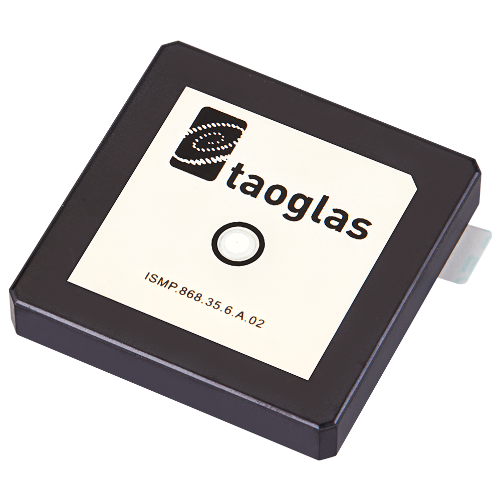ISMP.868.35.6.A.02 Antenna Low-Profile ISM 868MHz pin mount patch for Remote Instrumentation, RFID, Fixed Wireless