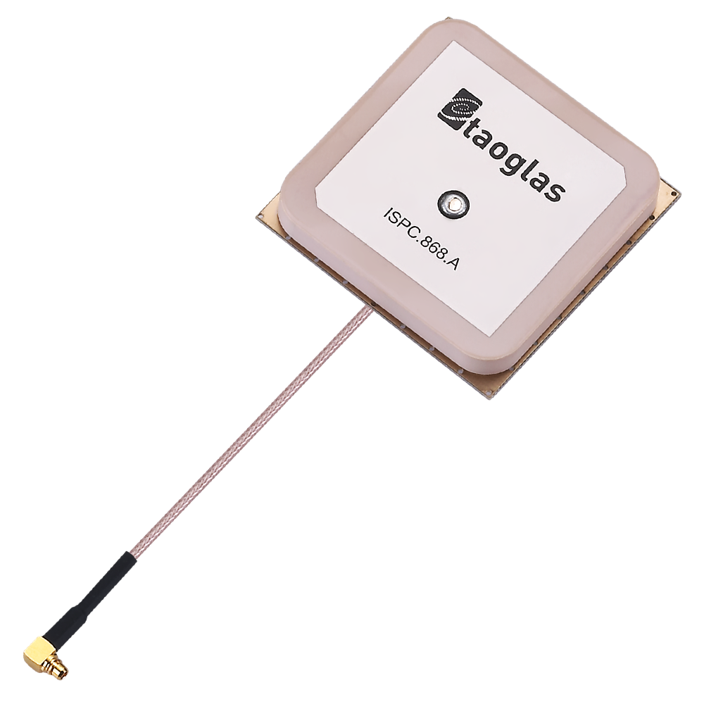 ISPC.86A.09.0092E Antenna LoRa, SigFox, ISM embedded patch MMCX-M RA 9.2cm RG178