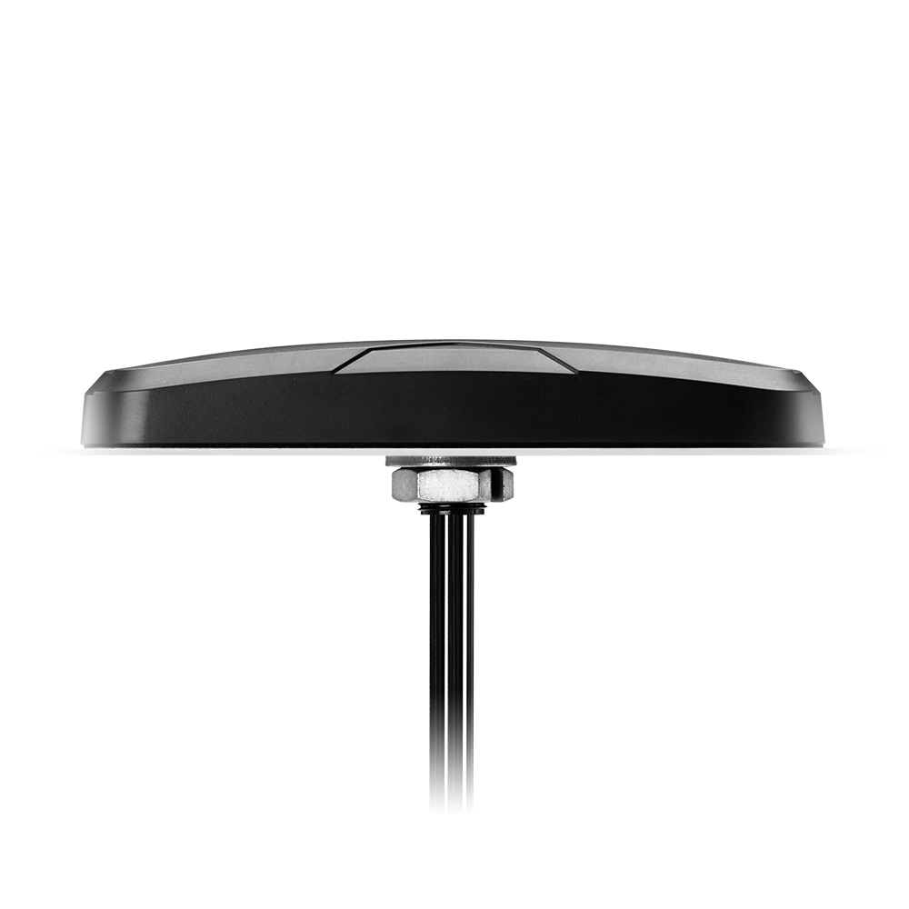 MA172.A.LBC.001 Antenna Low-Profile External 5G, GNSS, Wi-Fi screw mount Monsoon 3-in-1 IP69K for HD Video over LTE -First Responder and Emergency Services, Intelligent Transport Systems, Internet of Things (IoT market)