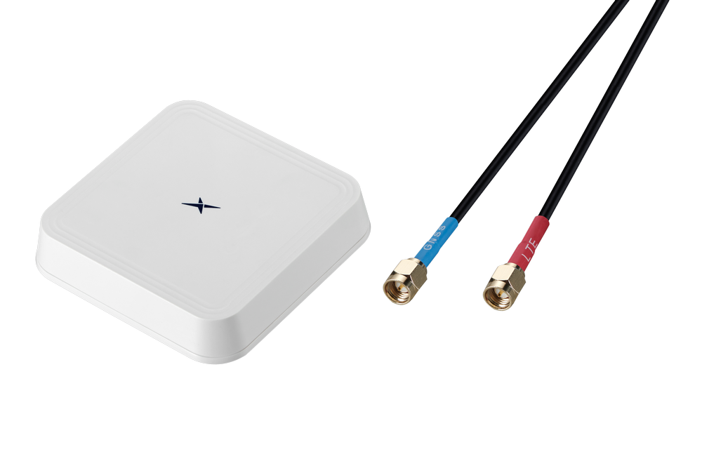 MA585.W.001 Antenna External Low-Profile Router 5G, GNSS permanent mount puck Comet 2-in-1 IP67 for Telematics, Gateways and Routers, Digital Signage, Point of Sale Terminals