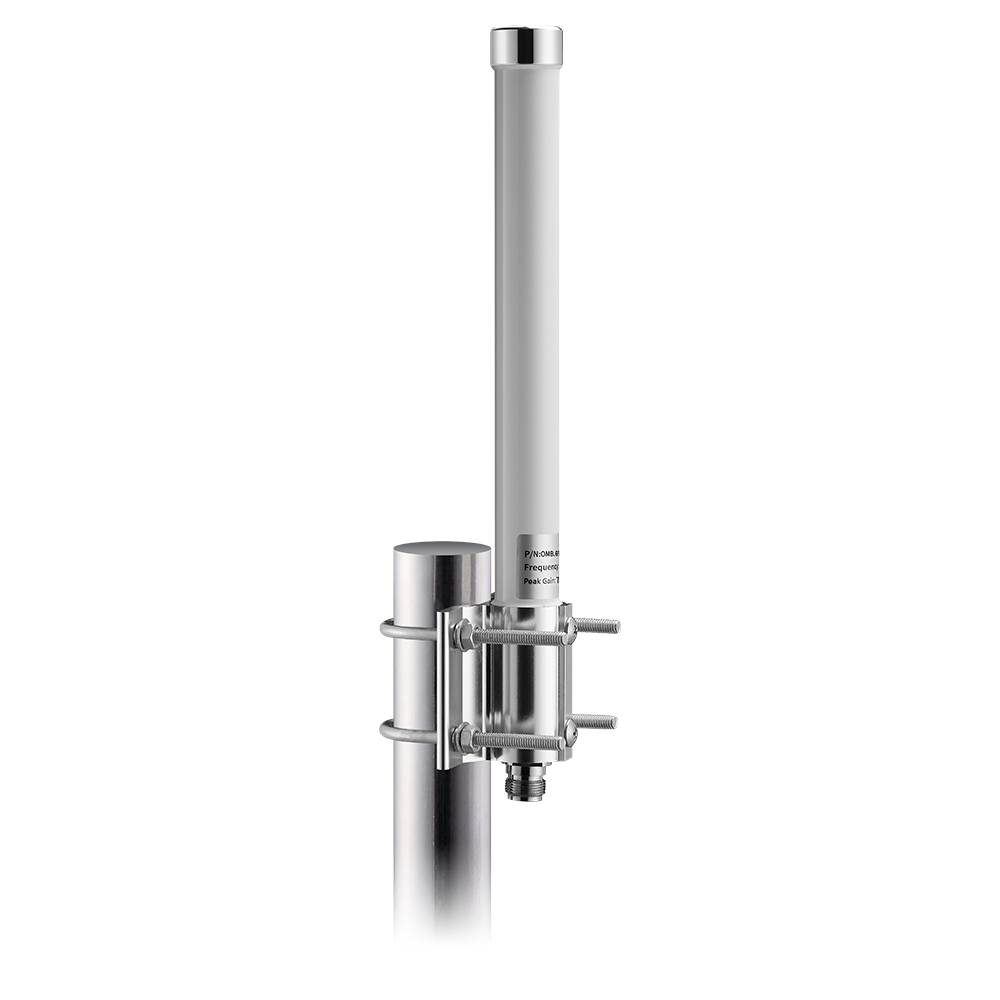 OMB.6960.B07F21 Antenna Outdoor Wideband 5G, 4G/LTE, Wi-Fi 6E/7 wall/pole mount Barracuda N-Type Female IP67 for Remote Monitoring, Security, Public Safety, Non-Terrestrial Network applications