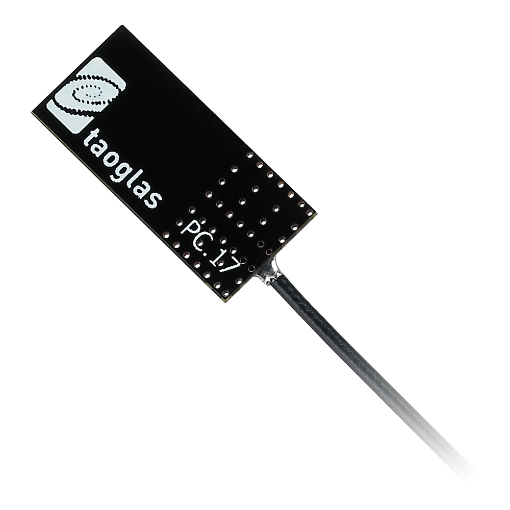 PC17.07.0070A Antenna Ultra-Miniature 2.4GHz Wi-Fi, Bluetooth, ISM adhesive PCB MHF I (U.FL) 7cm
