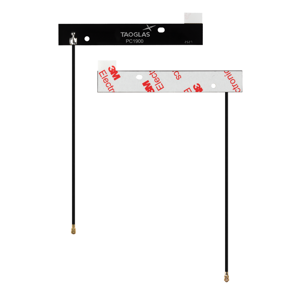 PC1900.07.0100AQ Antenne Flachprofil ADS-B PCB Klebemontage I-PEX MHF I 10cm für ADS-B Bodenstationen, Unbemannte Luftfahrzeuge (UAVs), Avionik- und Luftverkehrssysteme, IoT-Tracking- und Überwachungslösungen