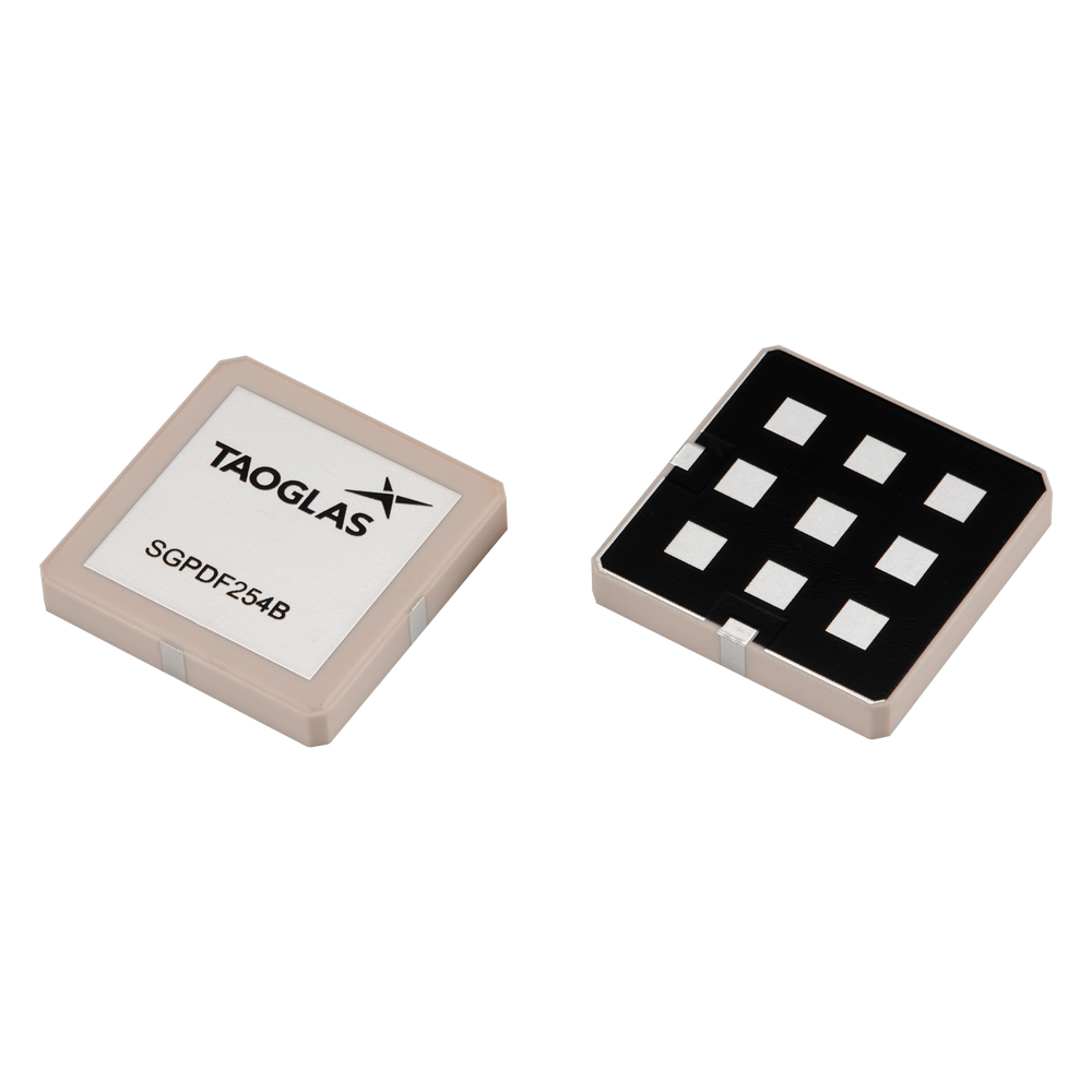 SGPDF254B Antenna Low-Profile GNSS SMD/SMT patch for Wearables, Asset Tracking, Navigation Systems