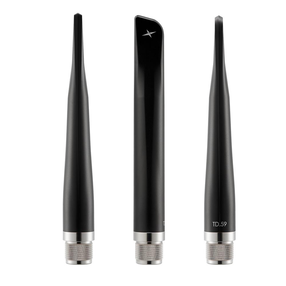 TD.59.6H31 Antenna Outdoor External C-V2X, DSRC terminal mount dipole N-Type Male IP67 for Public Safety & Smart Cities, Traffic Management, Connected Transportation