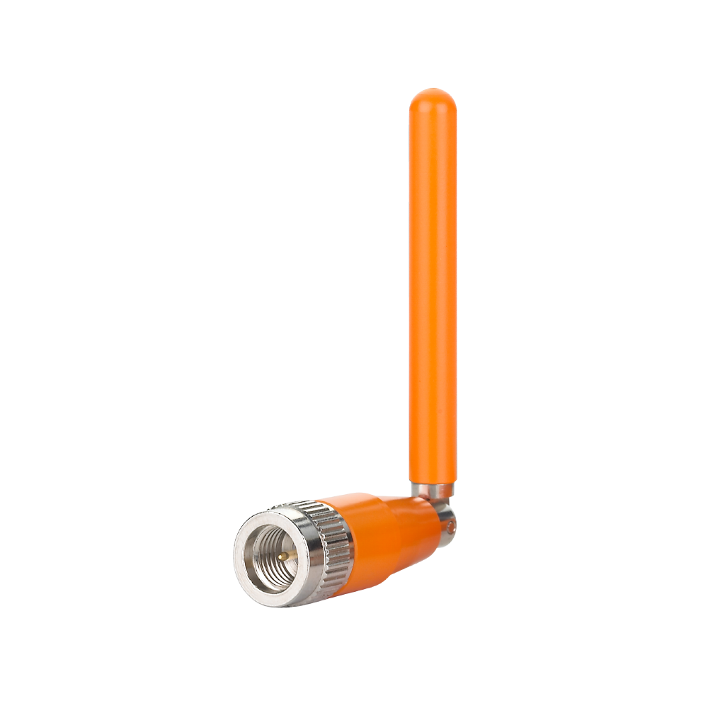 TS.07.0113 Antenna External GNSS terminal Orange Straight TS.07 SMA-M for Vehicle tracking devices, Telematics devices, Remote monitoring systems